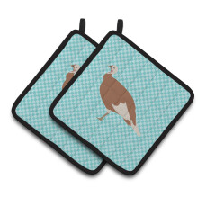 "Caroline's Treasures Pano de Cozinha Jersey Buff Turkey Hen, 7.5"" x 7.5"""