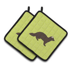 "Caroline's Treasures Sable Marten Forno Verde, 7.5"" x 7.5"""