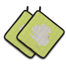 "Caroline's Treasures Pote Decorativo Pato Fantail Prata Verde, 7.5"" x 7.5"""