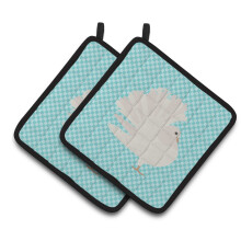 "Caroline's Treasures Pote Decorativo Pássaro Fantail Prata, 7.5"" x 7.5"""