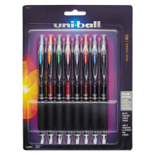 uni-ball 40110 Signo Gel 207 Roller Ball sisnvedettv geelikyn Valikoima muste Medium 8/set