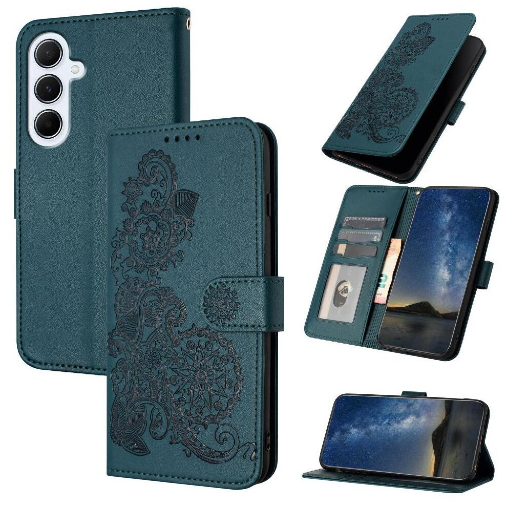 (Green) Flip Case For Samsung Galaxy A26 Flip Folio Book Pu Leather Magnetic Closure With Card Slot Stand Kickstand Protective Green 764490326629