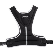 Tone Fitness Gewichtsweste, 8 lb, Schwarz
