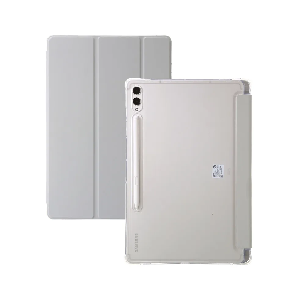 (, Tab S9 Fe Plus(12.4)) For Samsung Tab S9 Fe Plus Case With Pen Holder Fl Gray 967854206524