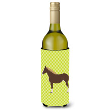 "Caroline's Treasures Percheron Horse Verde Garrafa Decorativa, 750 ml, Multicolor"