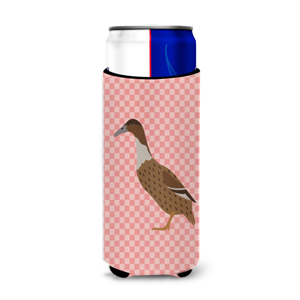 Caroline's Treasures       Bo   te d   corative     bec de canard hollandais     carreaux roses, fine et multicolore.