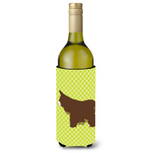 """"Caroline's Treasures Poitou Poiteuin Donkey Green Decoratieve Flessenknuffelaar 750 ml Veelkleurig""""