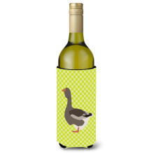 """"Caroline's Treasures Toulouse Goose Green Decoratieve Flessenknuffelaar 750 ml Veelkleurig""""