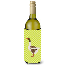 """"Caroline's Treasures Pomeranian Rogener Goose Green Decorative Bottle Hugger 750 ml Multicolor""""