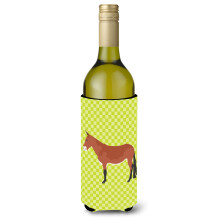 """"Caroline's Treasures Mule Groene Decoratieve Flessenknuffelaar 750 ml Veelkleurig""""