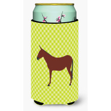 """"Caroline's Treasures Hinny Paard Ezel Groen Decoratief Kan Hugger Lange Jongen Veelkleurig""""