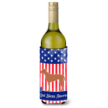 """"Caroline's Treasures Rhodesian Ridgeback Amerikaanse Decoratieve Fles Hugger 750 ml Veelkleurig""""