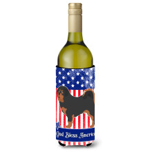 """"Caroline's Treasures Tibetaanse Mastiff Amerikaanse Decoratieve Fles Hugger 750 ml Veelkleurig""""
