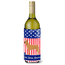 """"Caroline's Treasures Alano Espanol Spaanse Bulldog Amerikaanse Decoratieve Fles Hugger 750 ml Veelkleurig""""