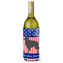 """"Caroline's Treasures Groenendael Belgische Herder Amerikaanse Decoratieve Fles Hugger 750 ml Veelkleurig""""
