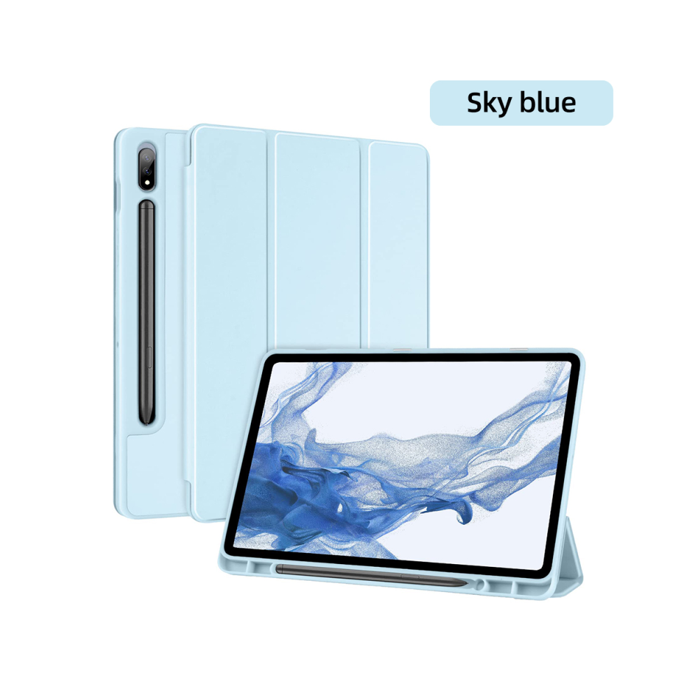 (Light Tab S9 S9fe 11In) For Samsung Galaxy Tab Case Silicone Tablet Cover Blue 967854216899