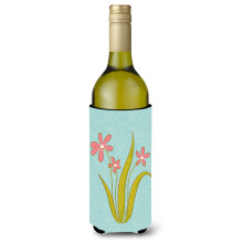 """"Caroline's Treasures Flowers Decoratieve Flessenknuffelaar 750 ml Veelkleurig""""