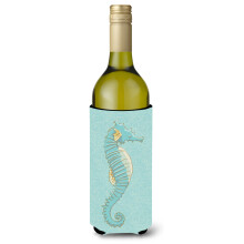 """"Caroline's Treasures Seahorse Decorative Bottle Hugger  750 ml  Multicolor""""