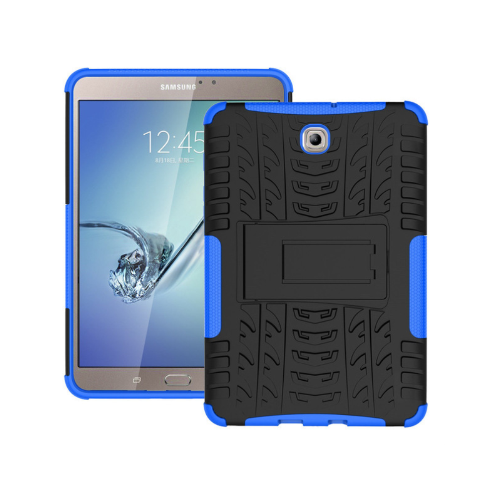 (Blue) Heavy Duty Armor Kickstand Hybrid Case For Samsung Blue 967854228007