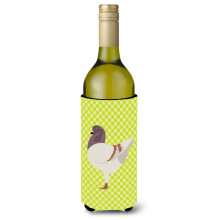 """"Caroline's Treasures German Modena Pigeon Green Decorative Bottle Hugger 750 ml Multicolor""""