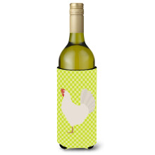 "Caroline's Treasures Leghorn Chicken Verde Porta Garrafa Decorativa, 750 ml, Multicolor"