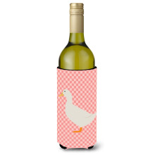"Caroline's Treasures Pato Pekin Americano Frasco Decorativo Rosa, 750 ml, Multicolor"