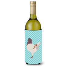 "Caroline's Treasures Modena Pigeon Azul Gingham Frasco Térmico Decorativo, 750 ml, Multicolor"