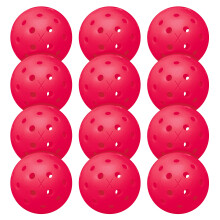 Franklin Sports Balles de Pickleball X-40 - Approuvées USAPA, 12 Balles Extérieures Roses