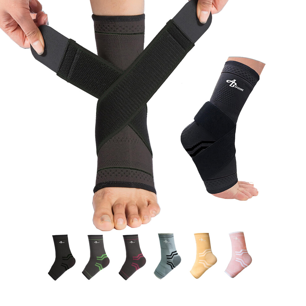Paire De Manchons De Pied Jupiter Avec Bandage De Compression Pour La Cheville, Pour Le Soutien De La Vo Te Plantaire, Le Football, Le Basket-Bal-image