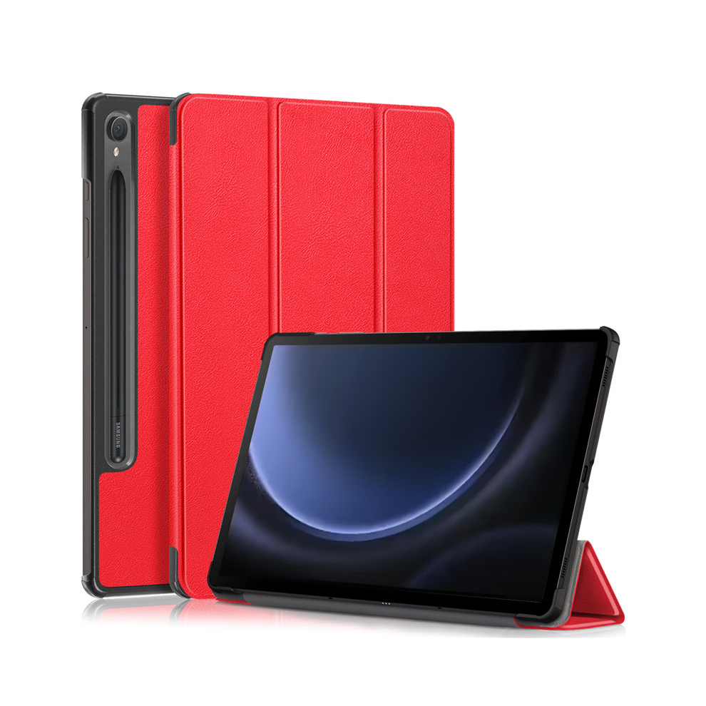 (, Tab S9 Fe(10.9 Inch)) For Coque Samsung Tab S9 Fe Case 10.9 Inch Sm-X510 Red 967854233605