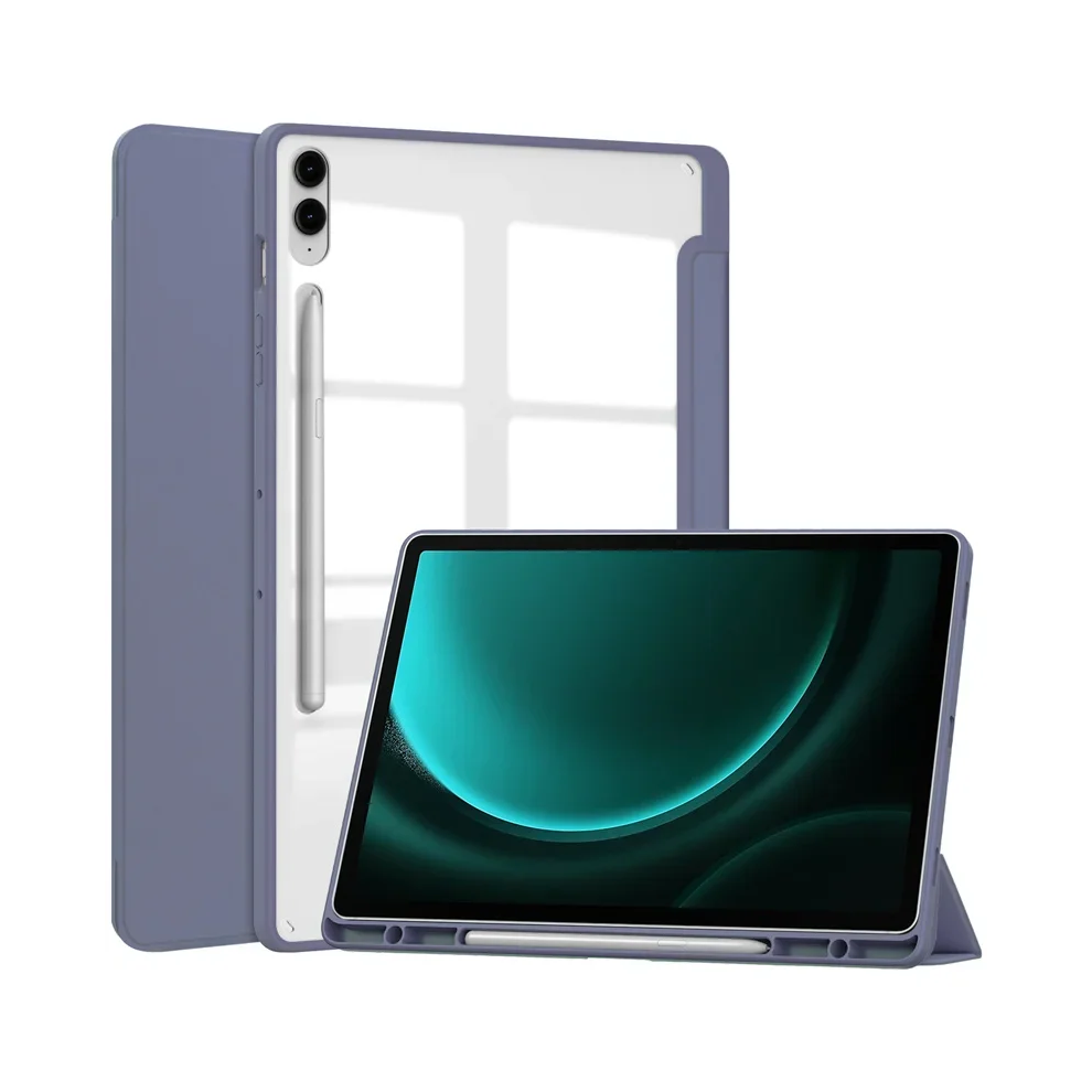 (Lavender Gray, S9 Fe 10.9 Inch) For Samsung Galaxy Tab S9 Fe+ Case 10.9 12.4 Inch Purple 967854234053