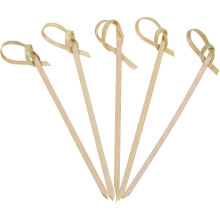 200 tellen | KingSeal Bamboe Houten Bloemenknoopprikkers Spiesjes 3,5 inch Perfect voor cocktails en hapjes - 2 verpakkingen van 100 stuks