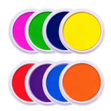 Lsushine Craftin suuret mustetyynyleimasimet Partner DIY -v   ri 8 v   ri    sateenkaarisormimustetyyny lapsille (8 kpl pakkaus)