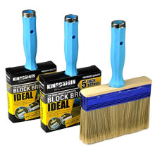 3 kpl (4 5 6 tuumaa) Heavy Duty Professional Stain Brush Paint Brush -maalaussiveltimet Kaksoispaksut 1,18 tuuman aidasvellin sivellin seinämaalaajil