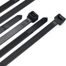 Kabelbinders Heavy Duty 26 inch sterke grote zwarte ritssluitingen met een treksterkte van 200 pond 50 stuks Lang duurzaam nylon Zwarte tie-wraps Bin