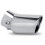 Dsycar Universal 1,5-2,25 tommer justerbare indl?bsudst?dningsspidser Bolt-On Design Forkromet rustfrit st?l udst?dningsudst?dningsspidser (s?lvb 1