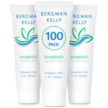 BERGMAN KELLY Shampoo de Hotel Tamanho Viagem (1 fl oz, 100 PK, Chá Branco)
