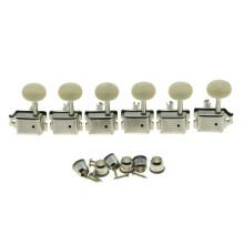 Dopro nikkel med ?ldre hvid venstresid skaft vintage guitar tuning taster maskine hoveder til strat tele