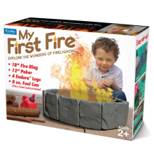 Prank-O My First Fire Prank Gift Box - Hilarious Empty Box for Birthdays & More! Funny Fake Present Box  Perfect for Birthdays  Holidays  and Parties