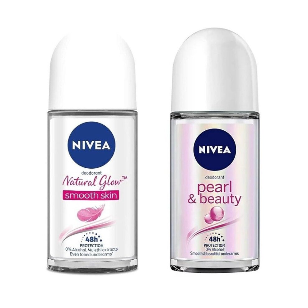 Nivea Nivea 48H Whitening Smooth Skin And 24H Pearl & Beauty Deodorant For Women  50Ml