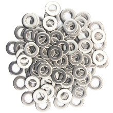 Sutemribor Arruela Plana de Aço Inoxidável M3x6mmx0.5mm, 100 Peças