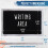 HBCY Creations 11" x 17" Whitewash Solid Wood Frame Chalkboard, Magnetic Surface 3