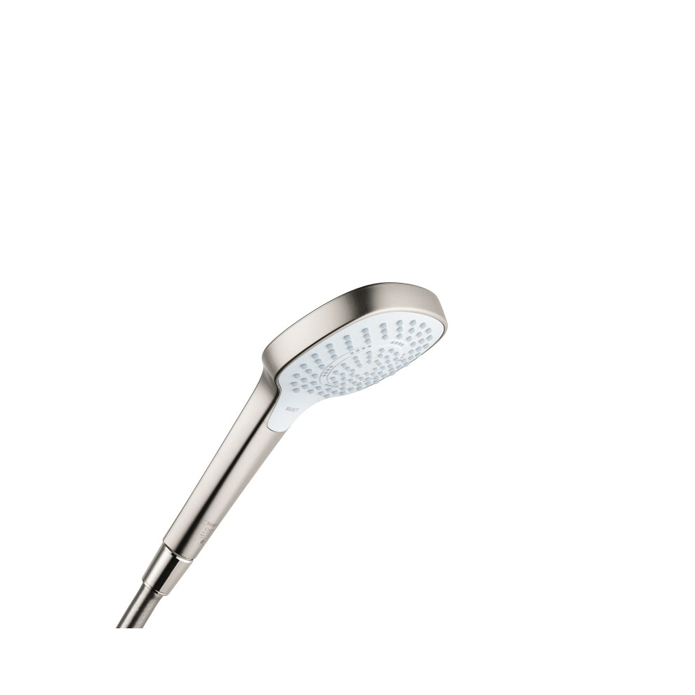 hansgrohe Croma Select E Low Flow 4-inch Handheld Shower Head Modern 3 SoftRain  IntenseRain  Pulsating Massage 04723820