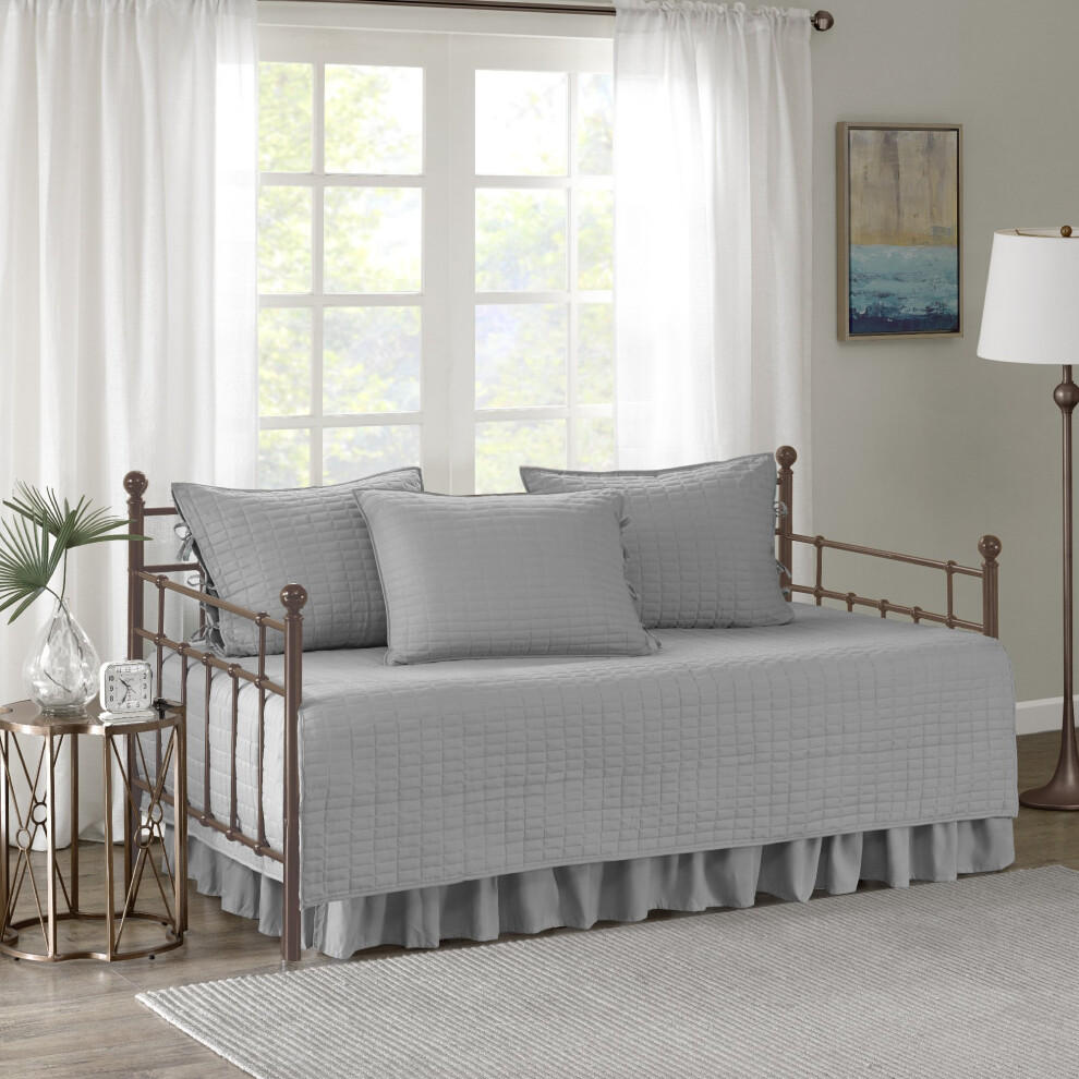Housse de lit de repos Comfort Spaces - Literie luxueuse matelass   e double face, toutes saisons, avec cache-sommier et taies d'oreiller assorties