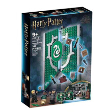 Slytherin House Banner Set Harry Potter House Banner Set Common Room Toy Collectible Travel Toys Suitable For LEGO