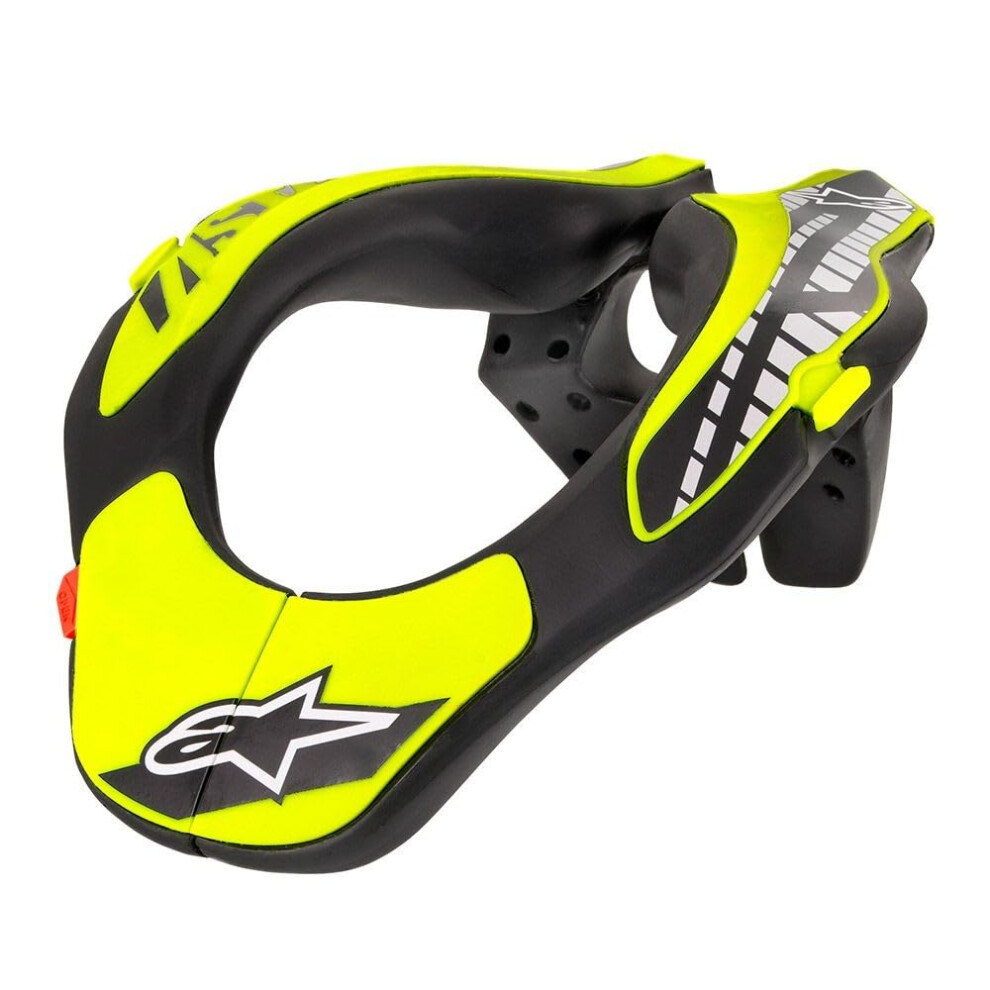 Alpinestars 6540118-155 Unisex-Adult Youth Neck Support Multi One_size Black/Yellow 8021506964018