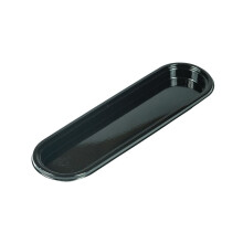 Silikomart Vassoi Fashion Eclair sorte plastbakker kun til mode ?clair 80 mold; S?t med 100 bakker