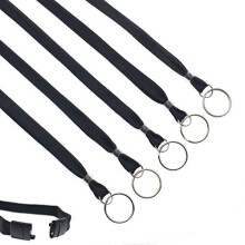 Specialist ID 25 Pack - Heavy Duty Breakaway Lanyards for Keys and ID's with Key Chain Split Ring