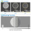 600mm Bluetooth LED Round Mirror Anti-Fog Adjustable 3-Colour Mode 2