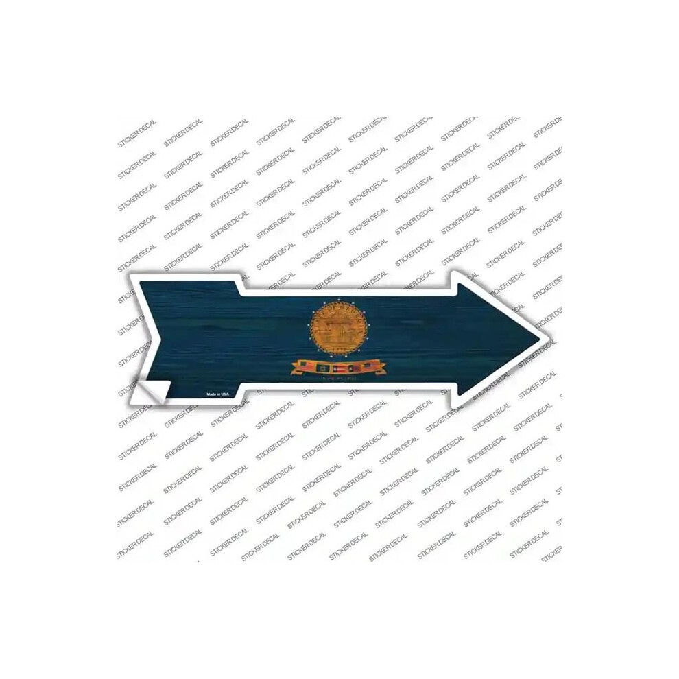 Smart Blonde A-531S-Xl Georgia State Flag Novelty Arrow Sticker Decal - Extra Large 731997832489